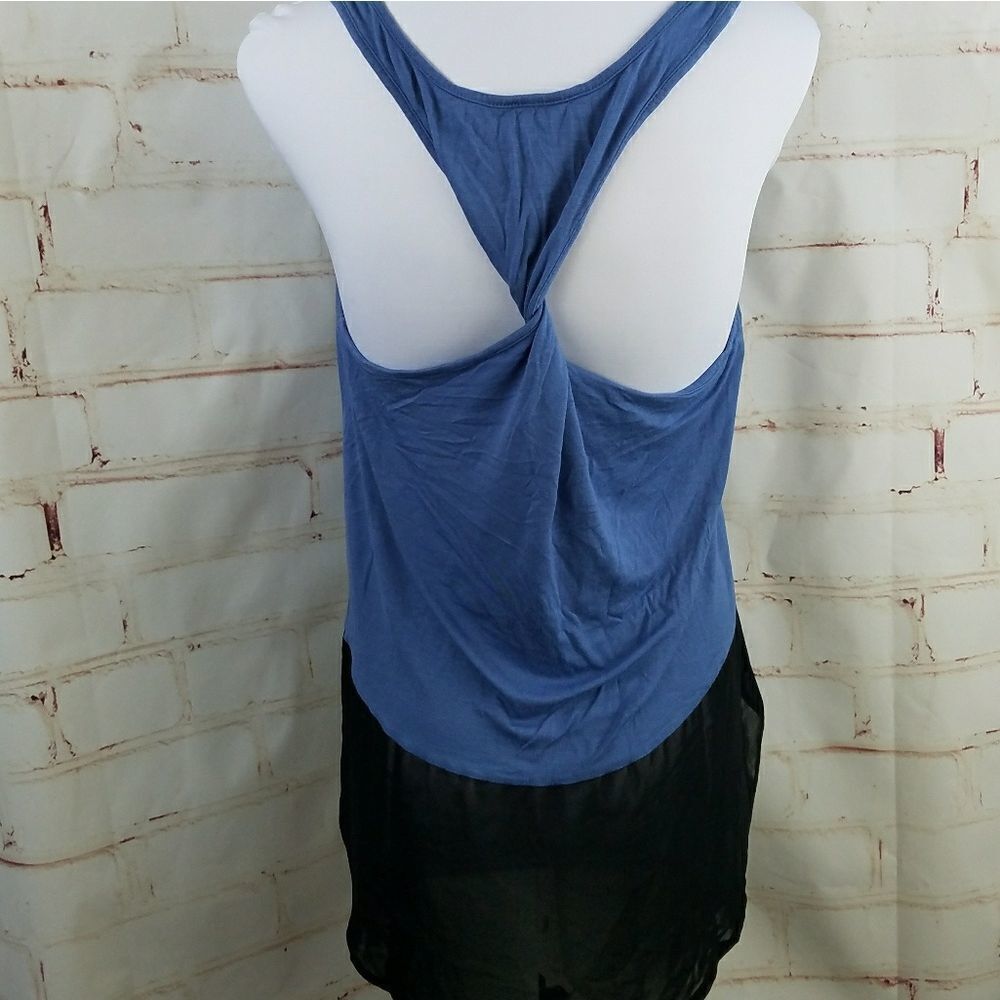 2/$25 Color Thread tank large blue black - Picture 2 of 4